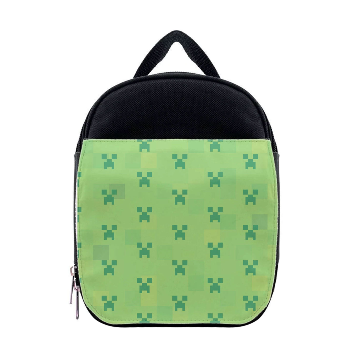 Creeper Pattern Green Lunchbox