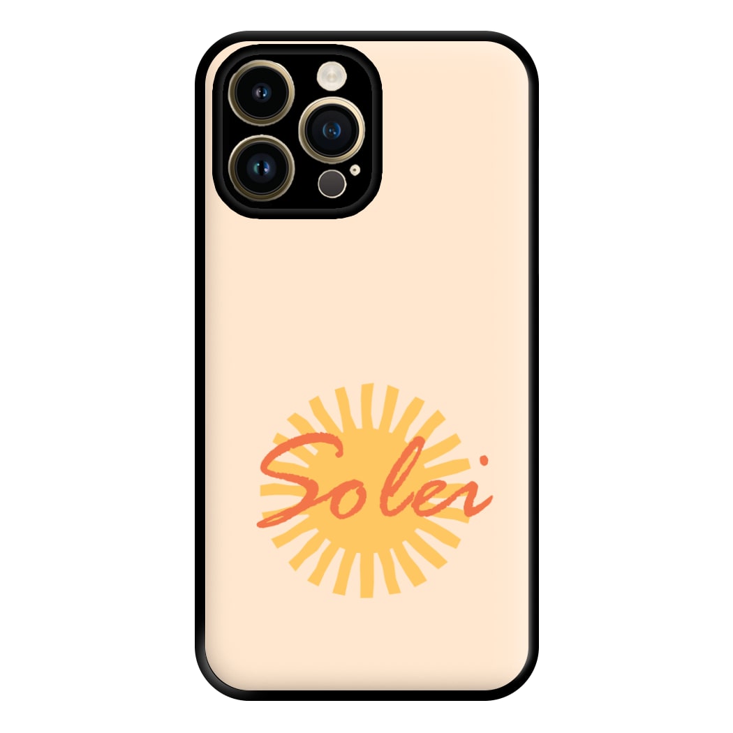 Abstract Sun Solei iPhone 15 Pro Case
