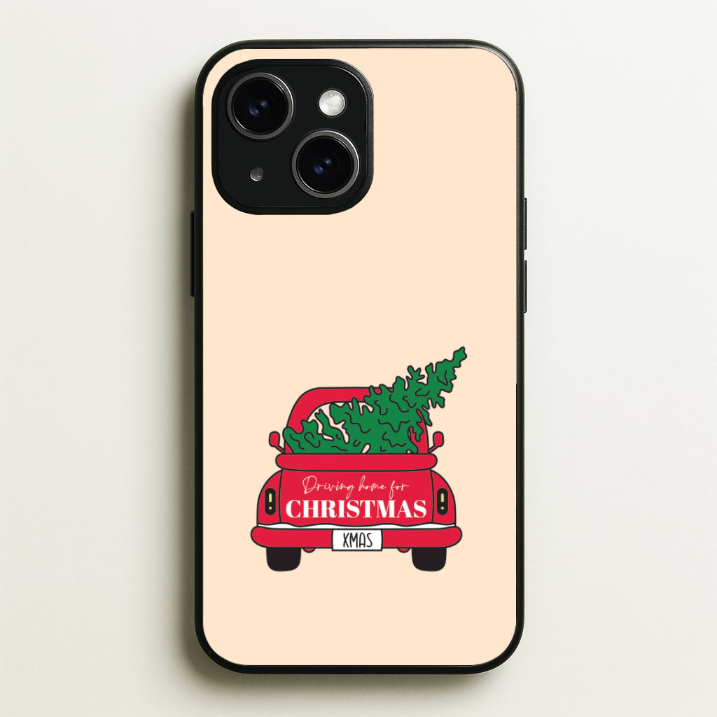 Driving Home For Christmas Truck iPhone 15 Plus Case