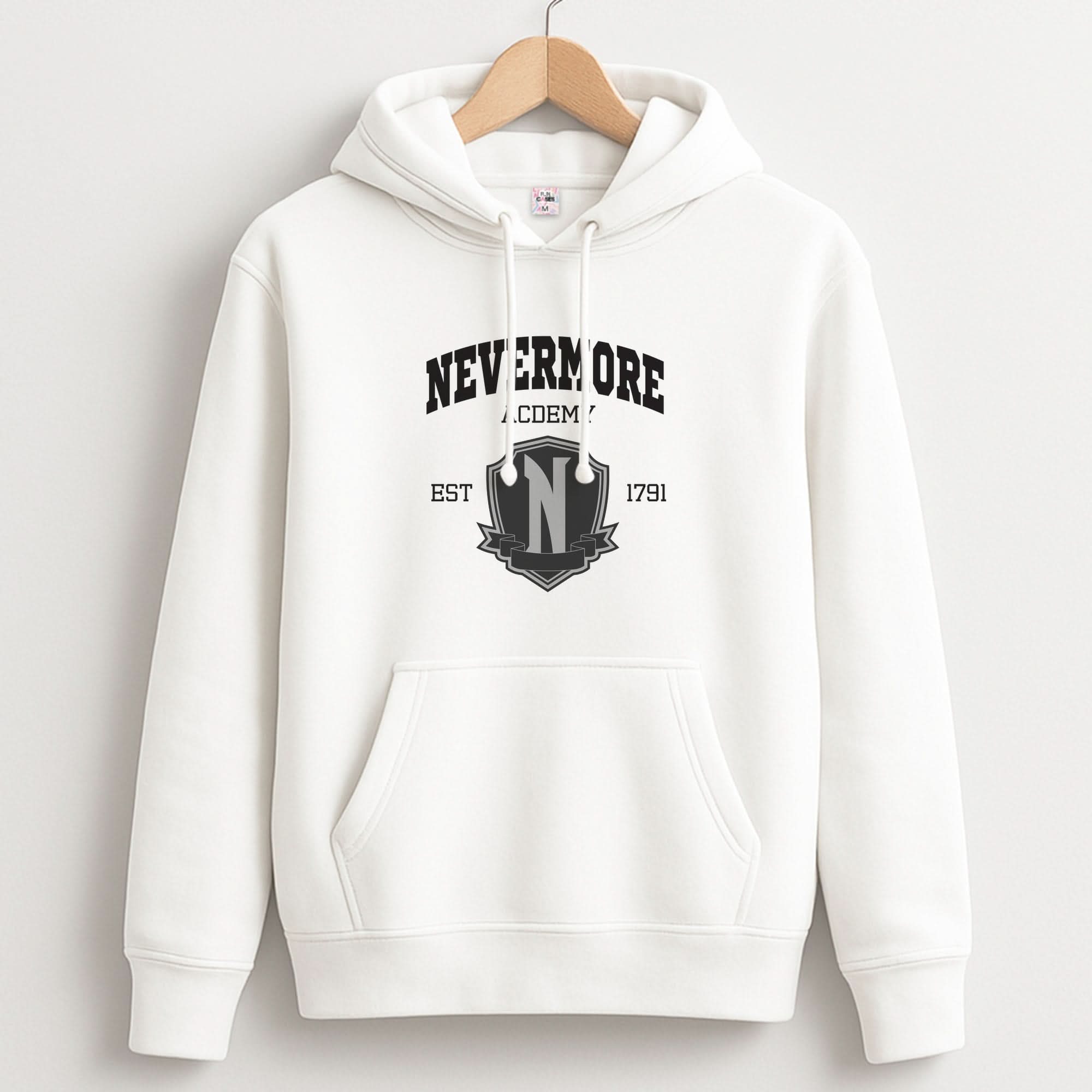 Addams Academy Gray Hoodie
