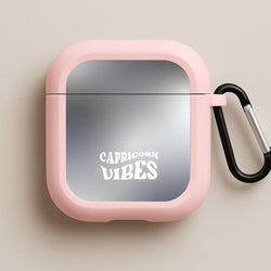 Capricorn Vibes Gradient Zodiac Pink AirPods Case