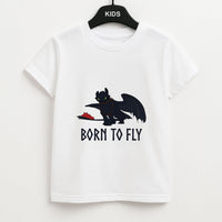 Dragon Born To Fly Kids T-Shirt