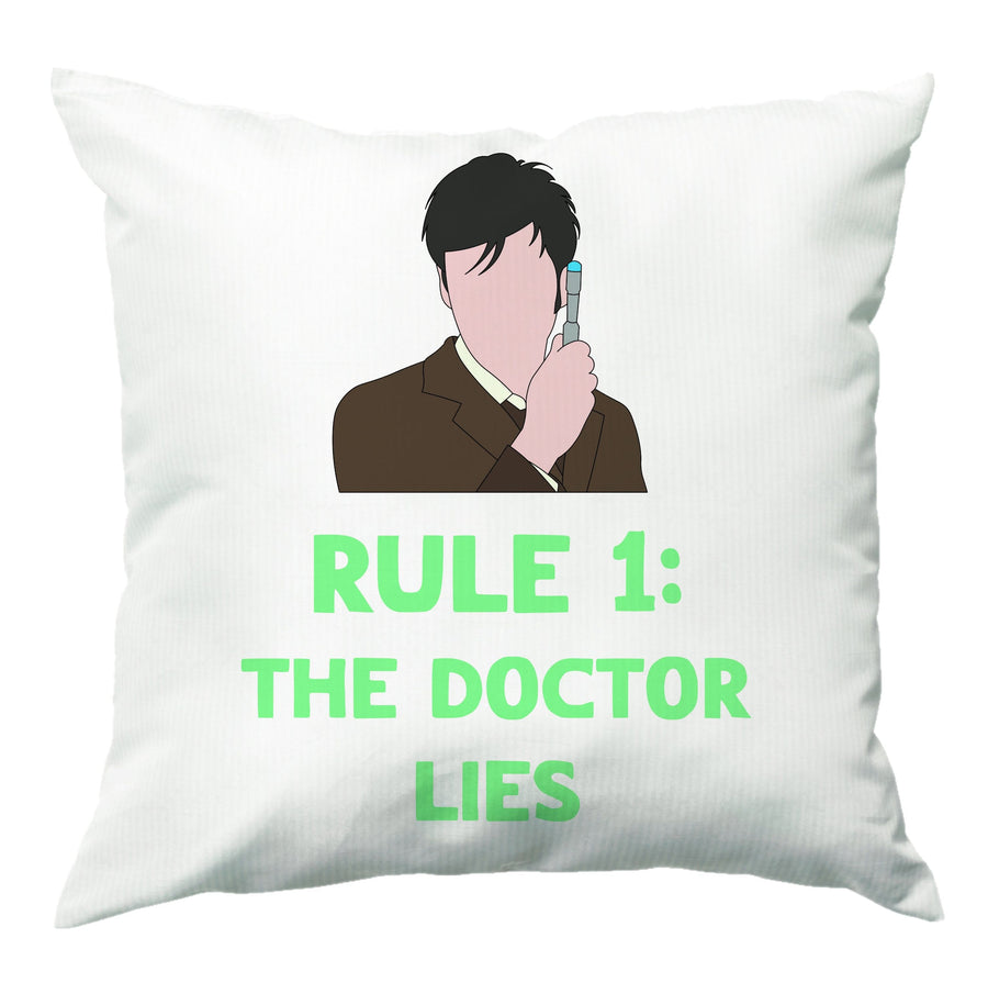 Rule 1: The Doctor Who Lies - Doctor Who Cushion