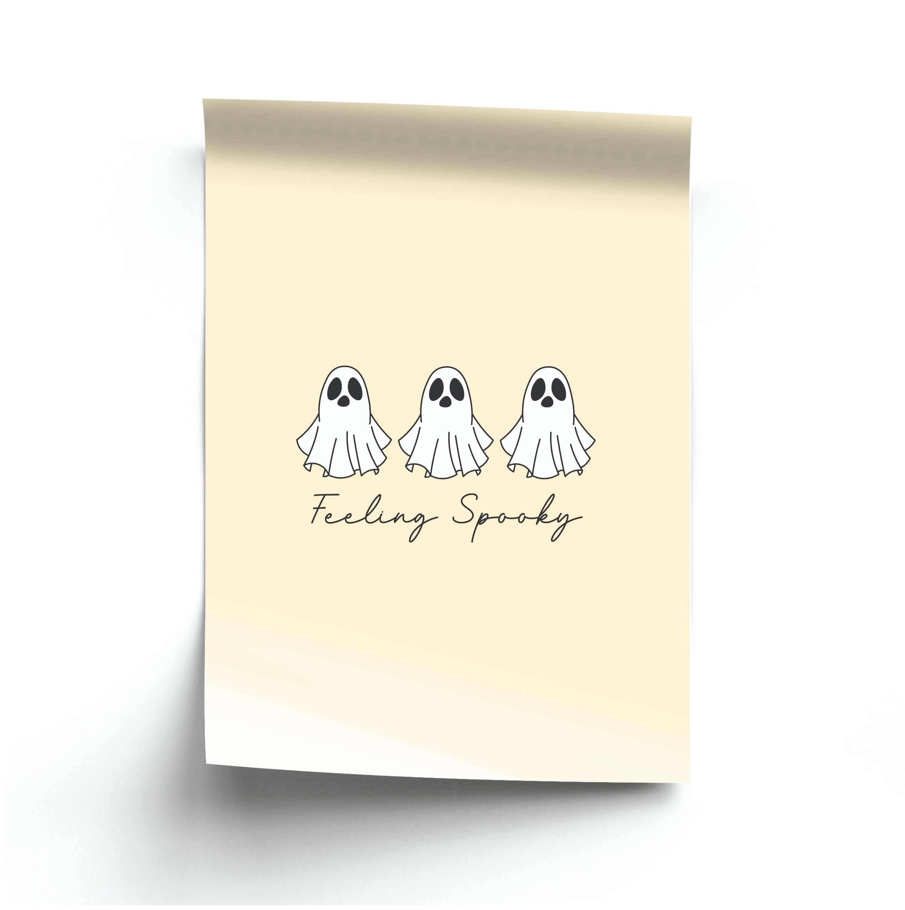 Feeling Spooky Ghosts Poster
