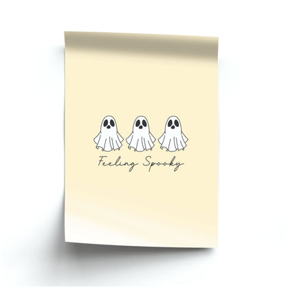 Feeling Spooky Ghosts Poster
