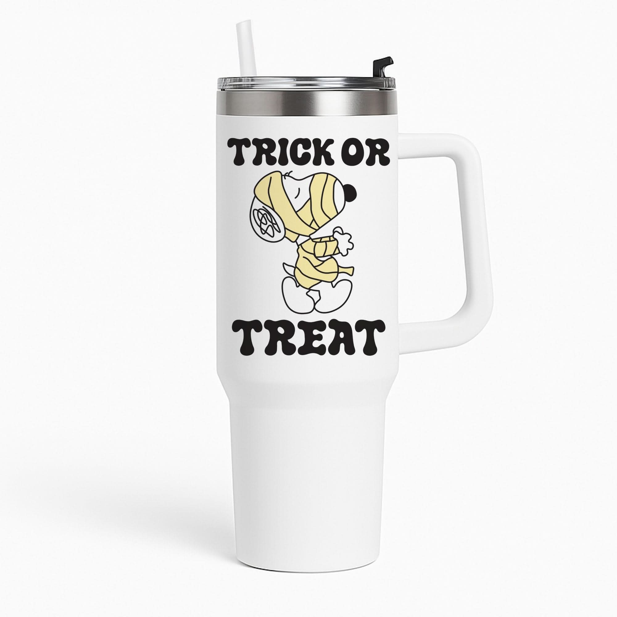 Trick Or Treat Cartoon Beagle Tumbler