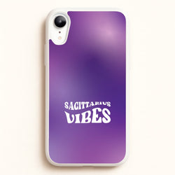 Sagittarius Vibes Gradient Zodiac iPhone XR Case