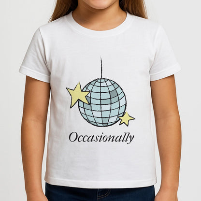Ocasionally Discoball Girls T-Shirt