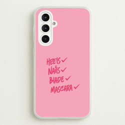 Heels, Nails, Blade, Mascara Galaxy A16 Case