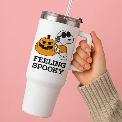 Feeling Spooky Cartoon Beagle Tumbler