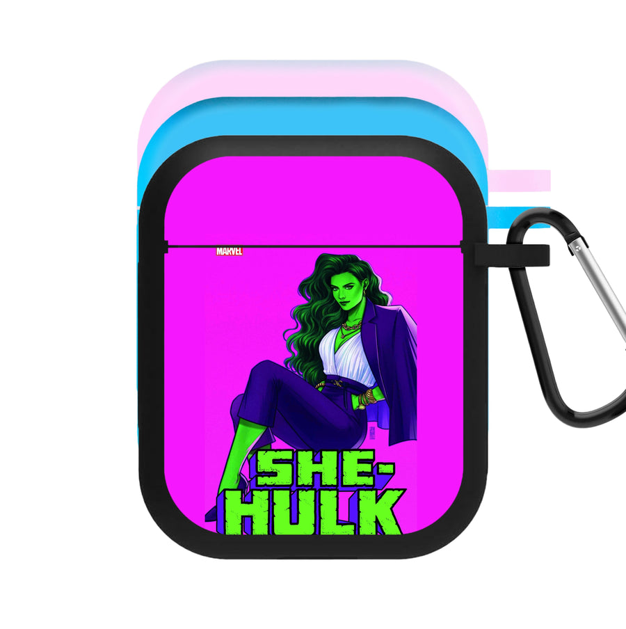 Suited Up - She Hulk AirPods Case