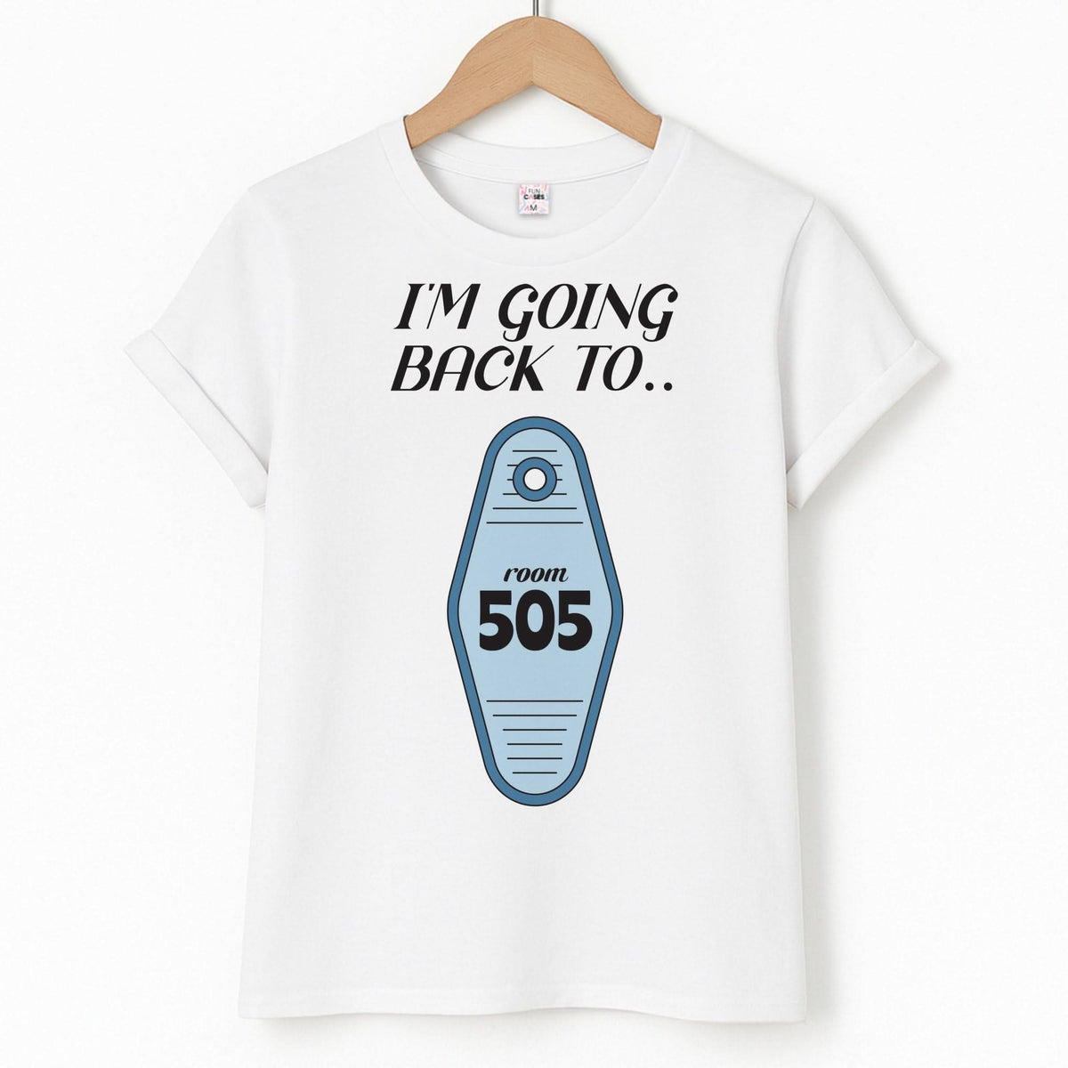 I'm Going Back To 505 Keyring T-Shirt
