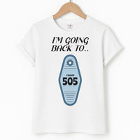 I'm Going Back To 505 Keyring T-Shirt