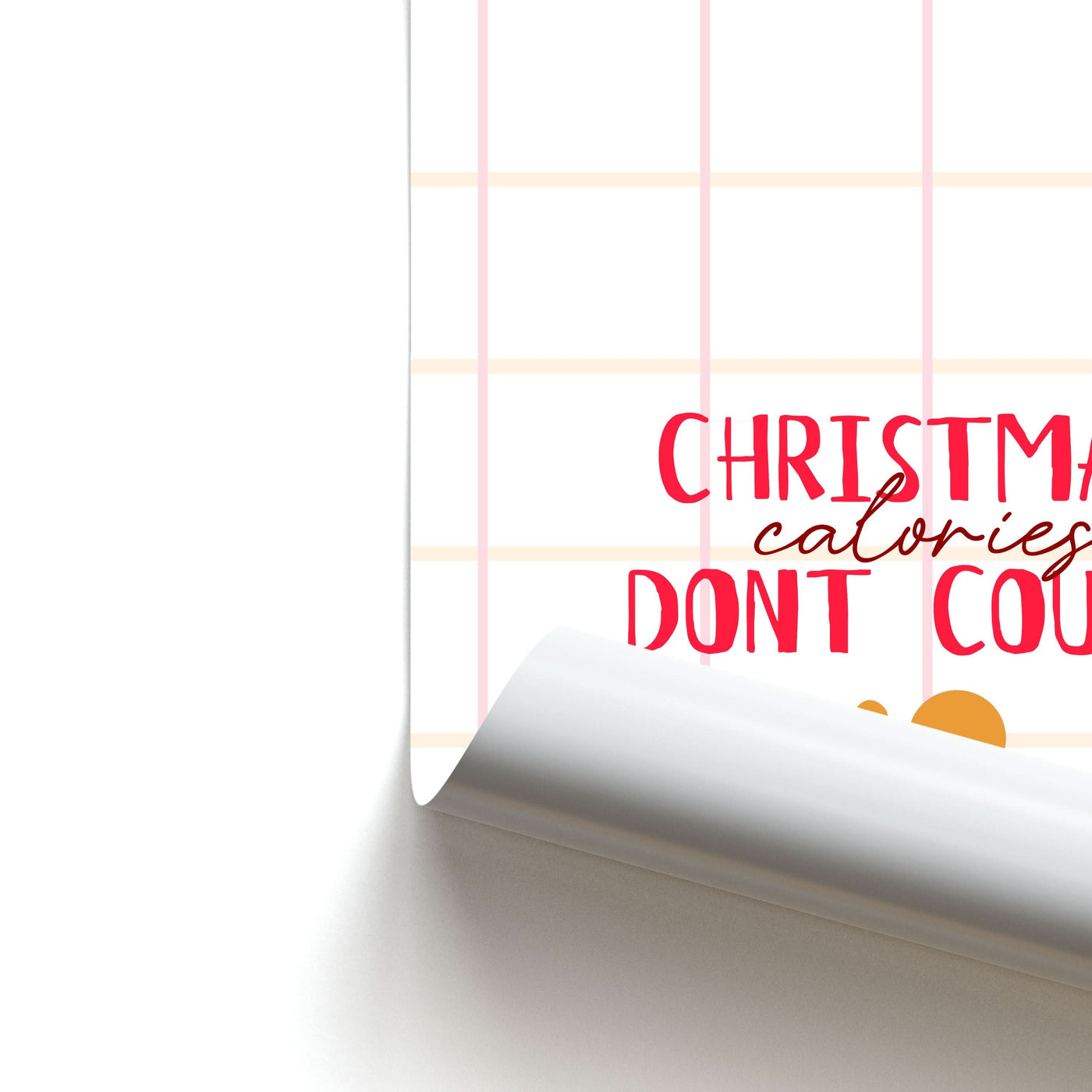 Christmas Calories Don't Count Poster