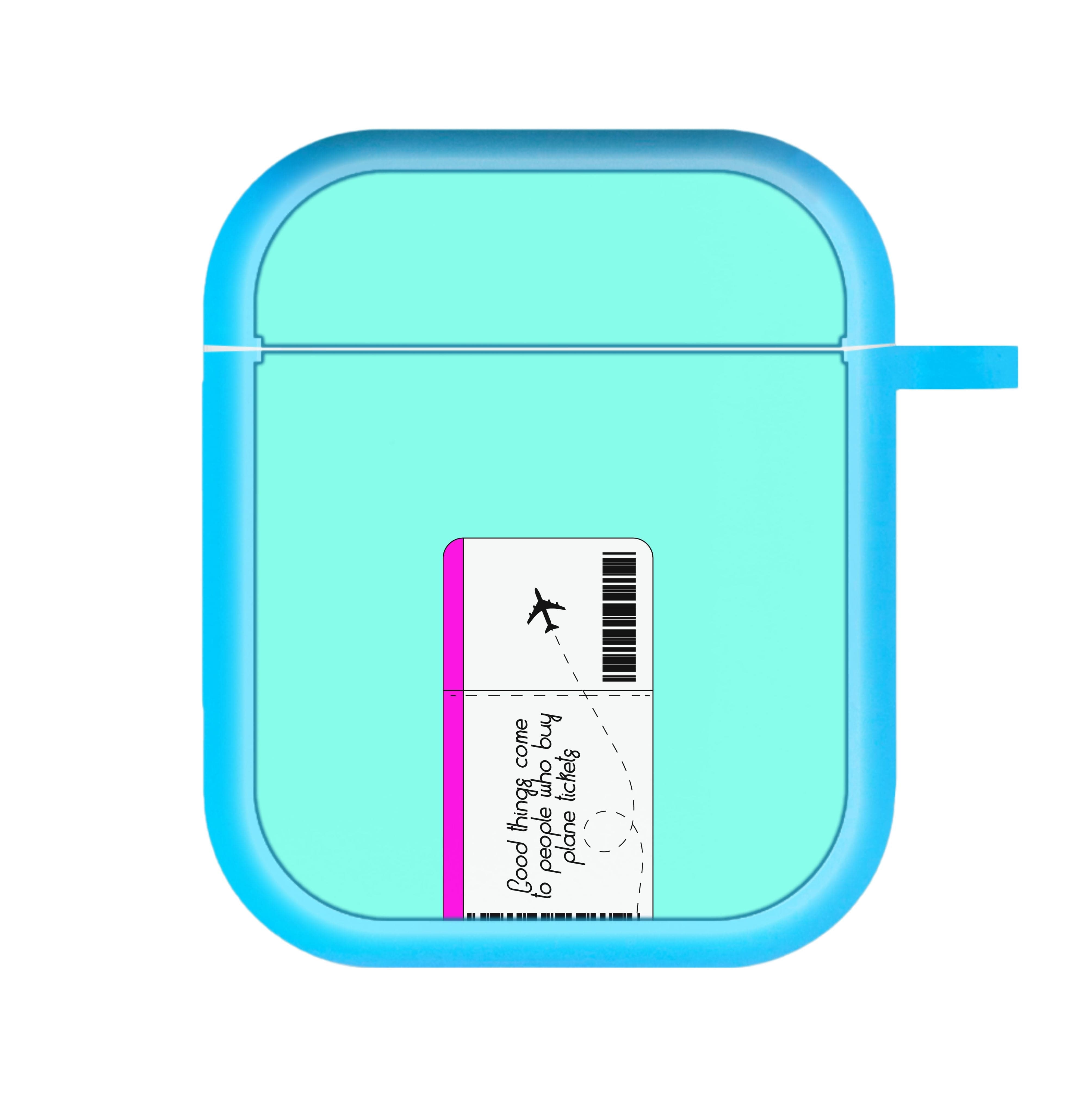 Buy Plane Tickets - Travel AirPods Case