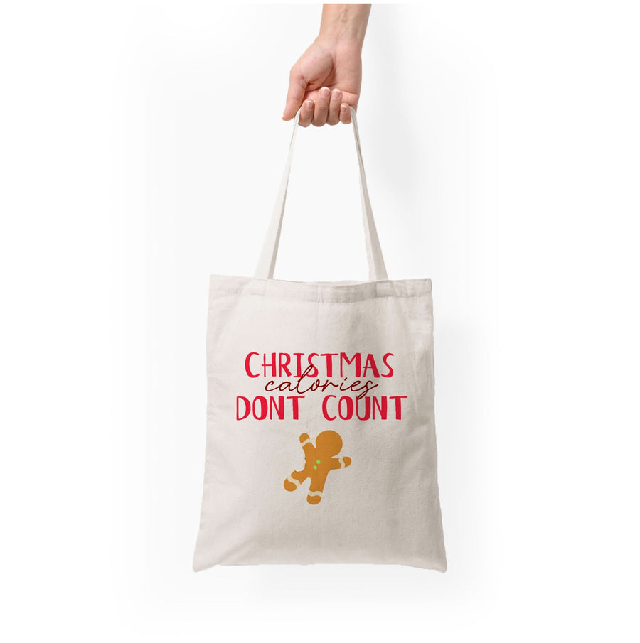 Christmas Calories Don't Count Tote Bag