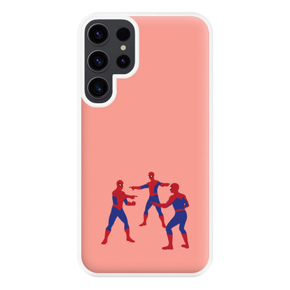 Spider Hero Pointing Meme Galaxy S23 Ultra Case