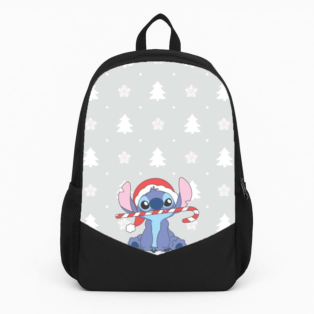 Cute Blue Alien Candycane Backpack