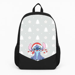Cute Blue Alien Candycane Backpack