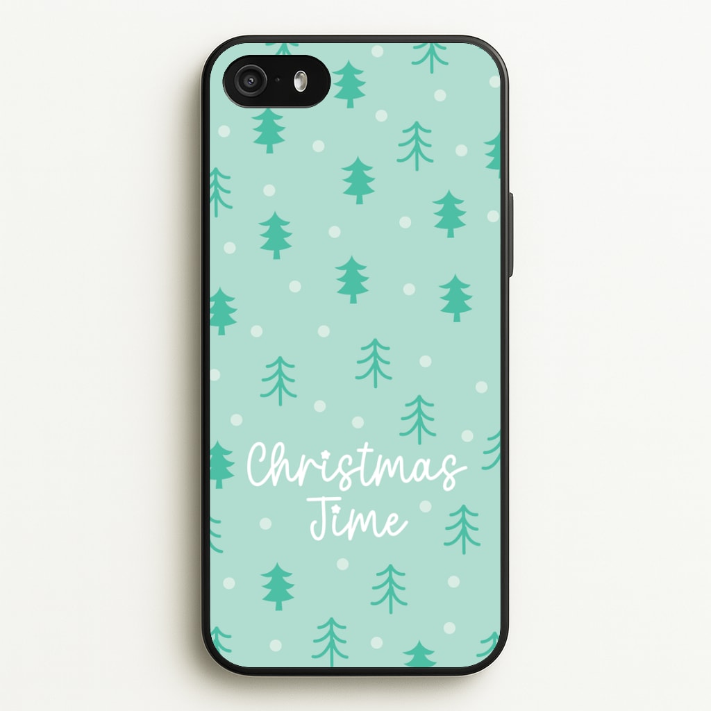 Cute Xmas Trees Pattern iPhone 5 / 5s / SE 2016 Case