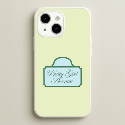 Pretty Girl Avenue iPhone 15 Plus Case
