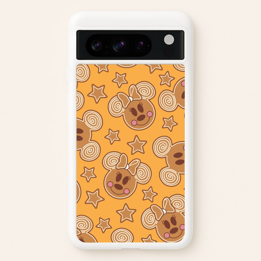 Cartoon Mouse Gingerbread Pattern Google Pixel 8 Pro Case