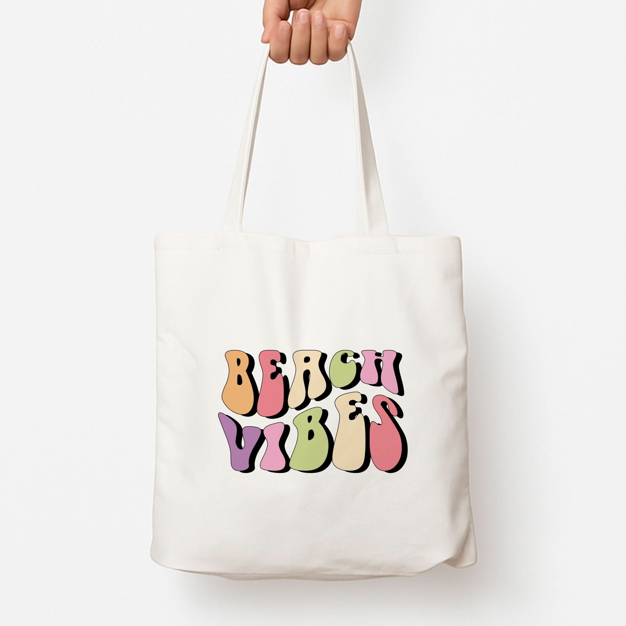 Pastel Beach Vibes Tote Bag