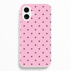 Strawberry Polka Dots iPhone 16 Plus Case