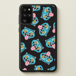 Demon Cat Pattern Galaxy S20 Plus Case
