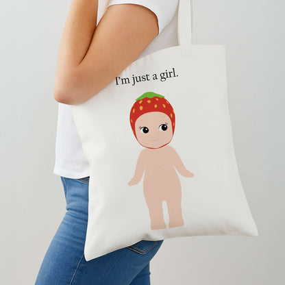 I'm Just A Girl Shoulder Bag
