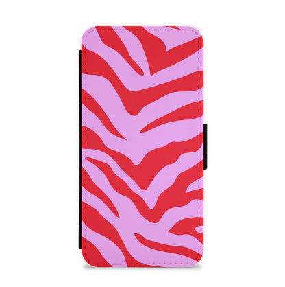 Pink Zebra - Animal Patterns Flip / Wallet Phone Case