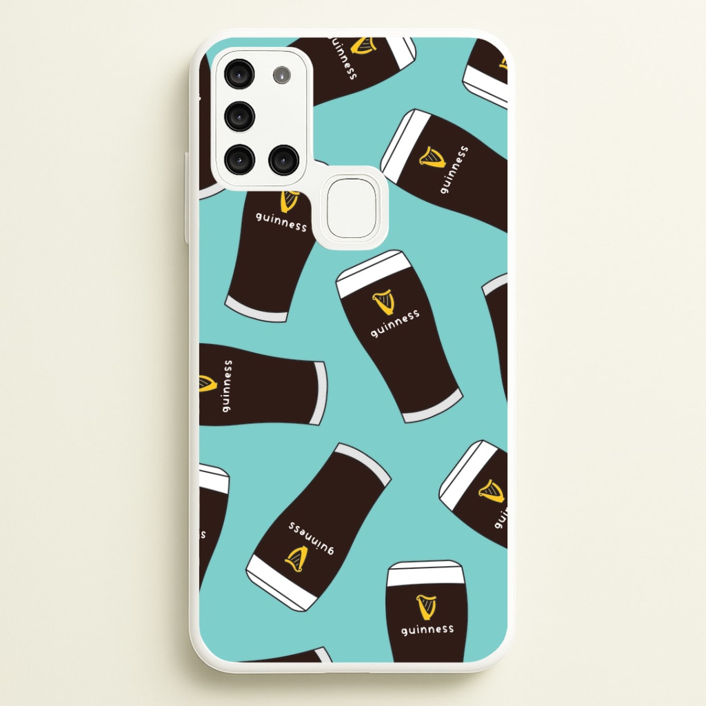 Stout Pint Pattern Galaxy A21s Case