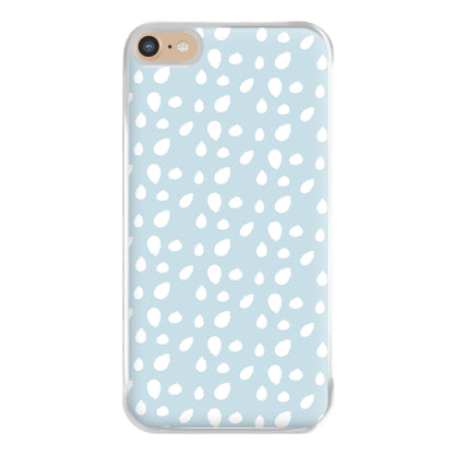 Pastel Blue Dots Phone Case