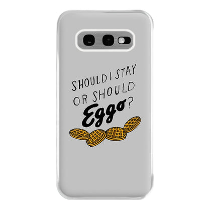 Should I Stay Or Should I Eggo Phone Case