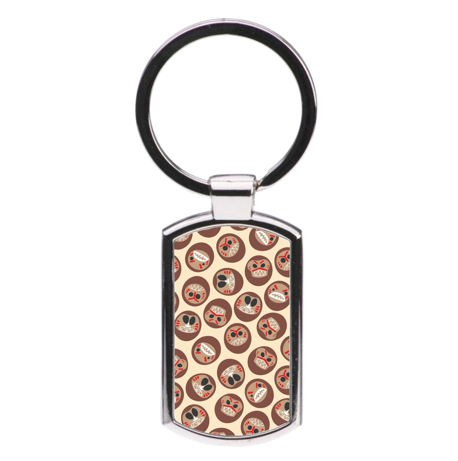 Mask Face Luxury Keyring