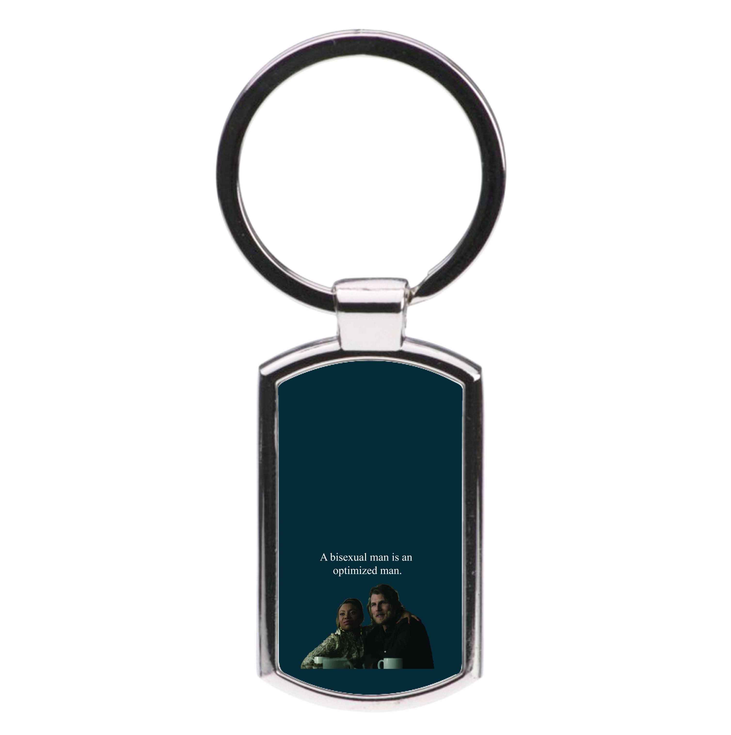 A Bisexual Man Luxury Keyring