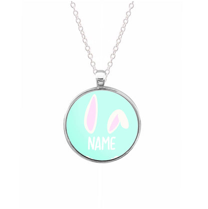 White Bunny Personalised Necklace