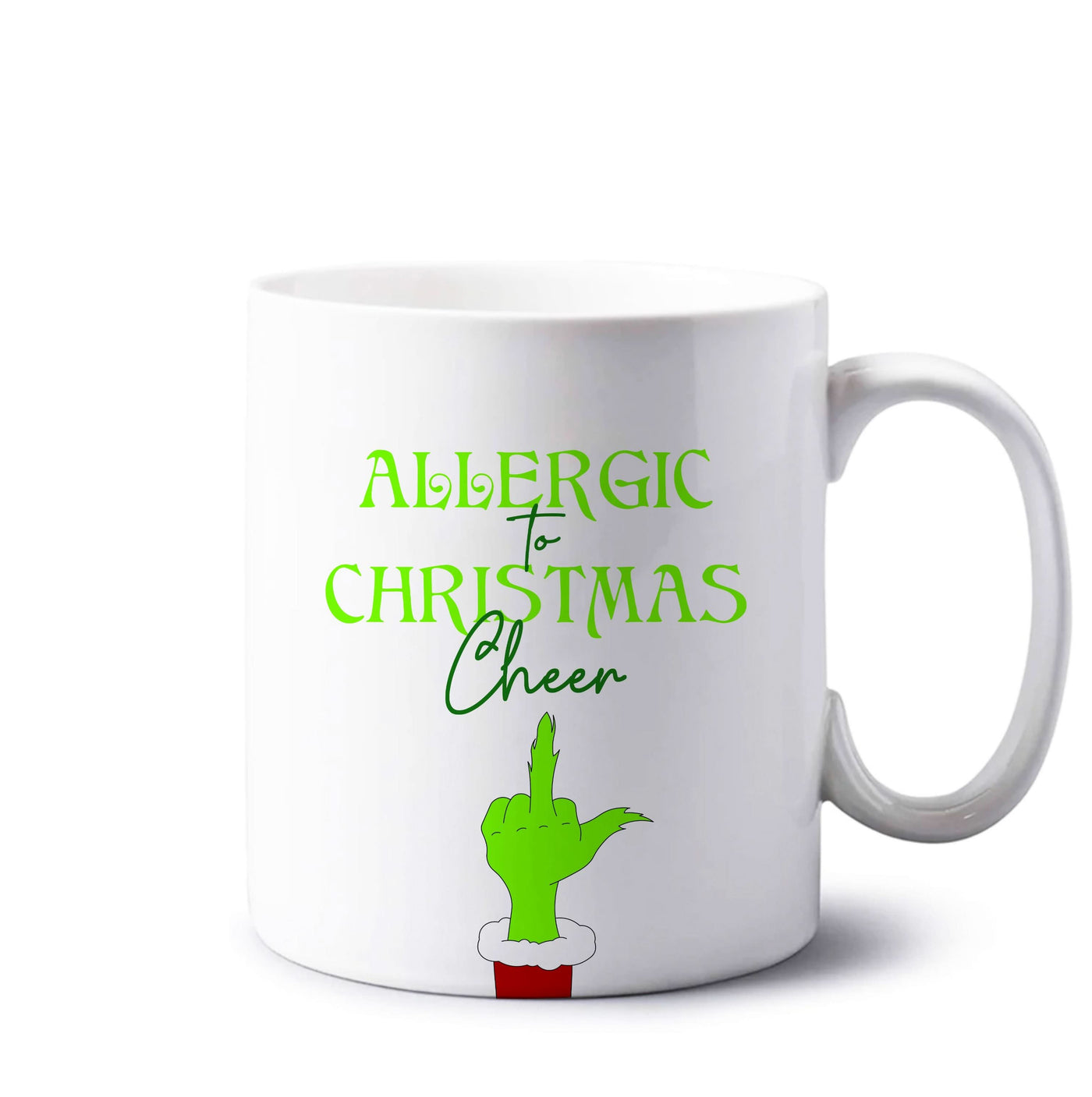 Allergic To Christmas Cheer Mug