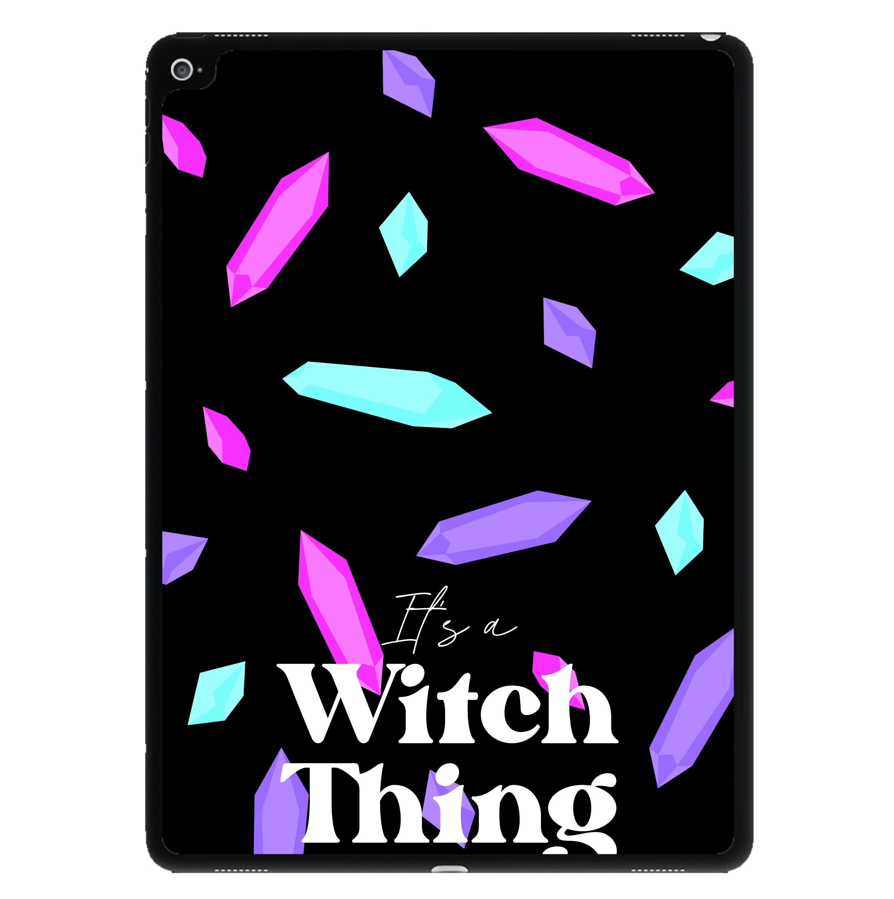 It's A Witch Thing Pattern iPad Case