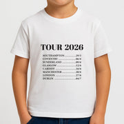 Band Tour 2026 Kids T-Shirt 4