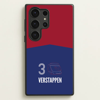 Verstappen Helmet 2026 Galaxy S25 Ultra Case