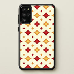 Geometric Christmas Stars Pattern Galaxy S20 Plus Case