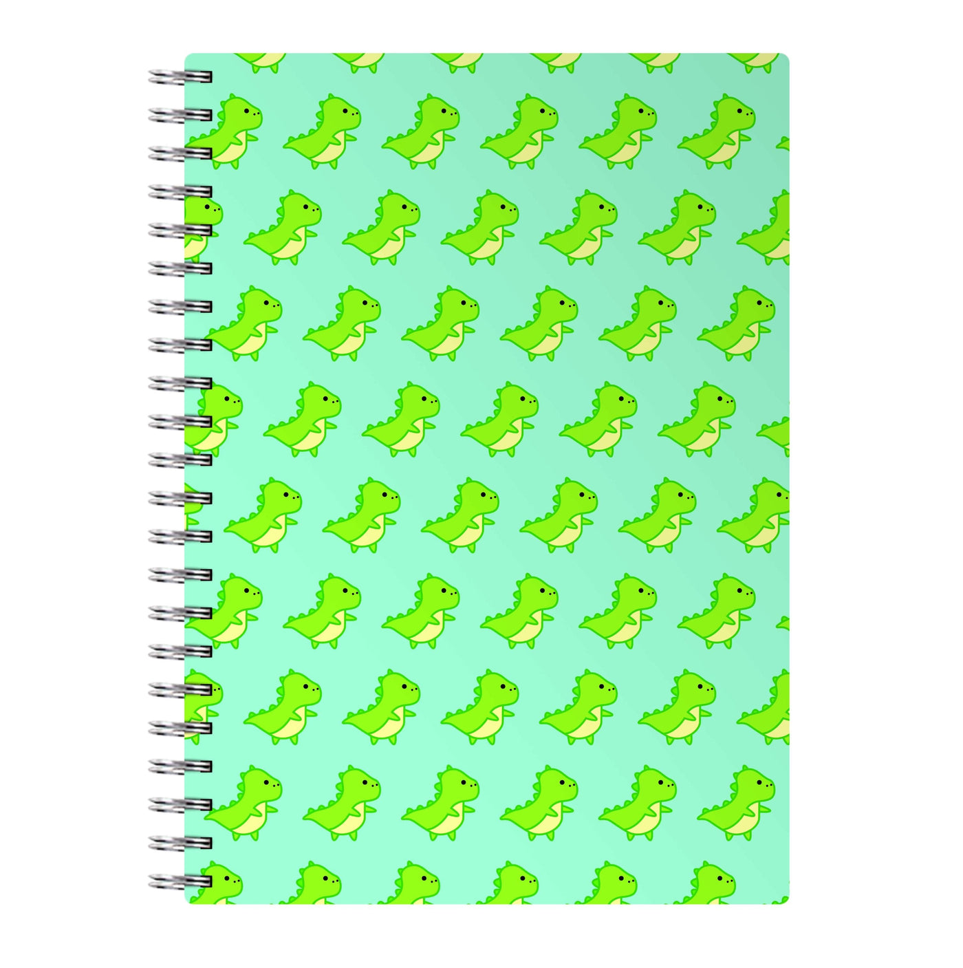 Green Dinosaurs Pattern - Dinosaurs Notebook