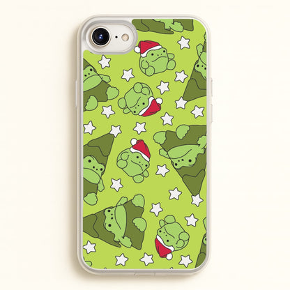 Christmas Frogs And Stars Plush Pattern iPhone 6 Plus / 7 Plus / 8 Plus Case