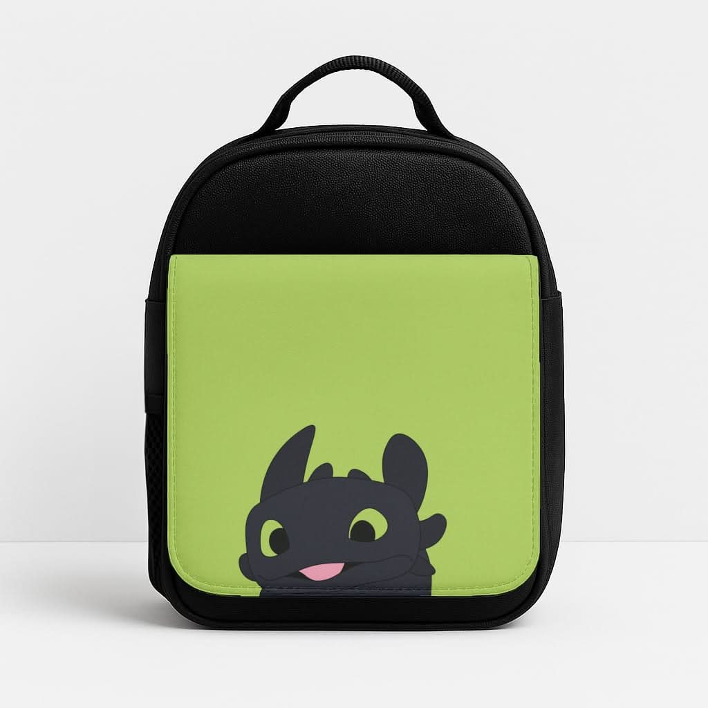 Black Fury Dragon Insulated Lunch Bag