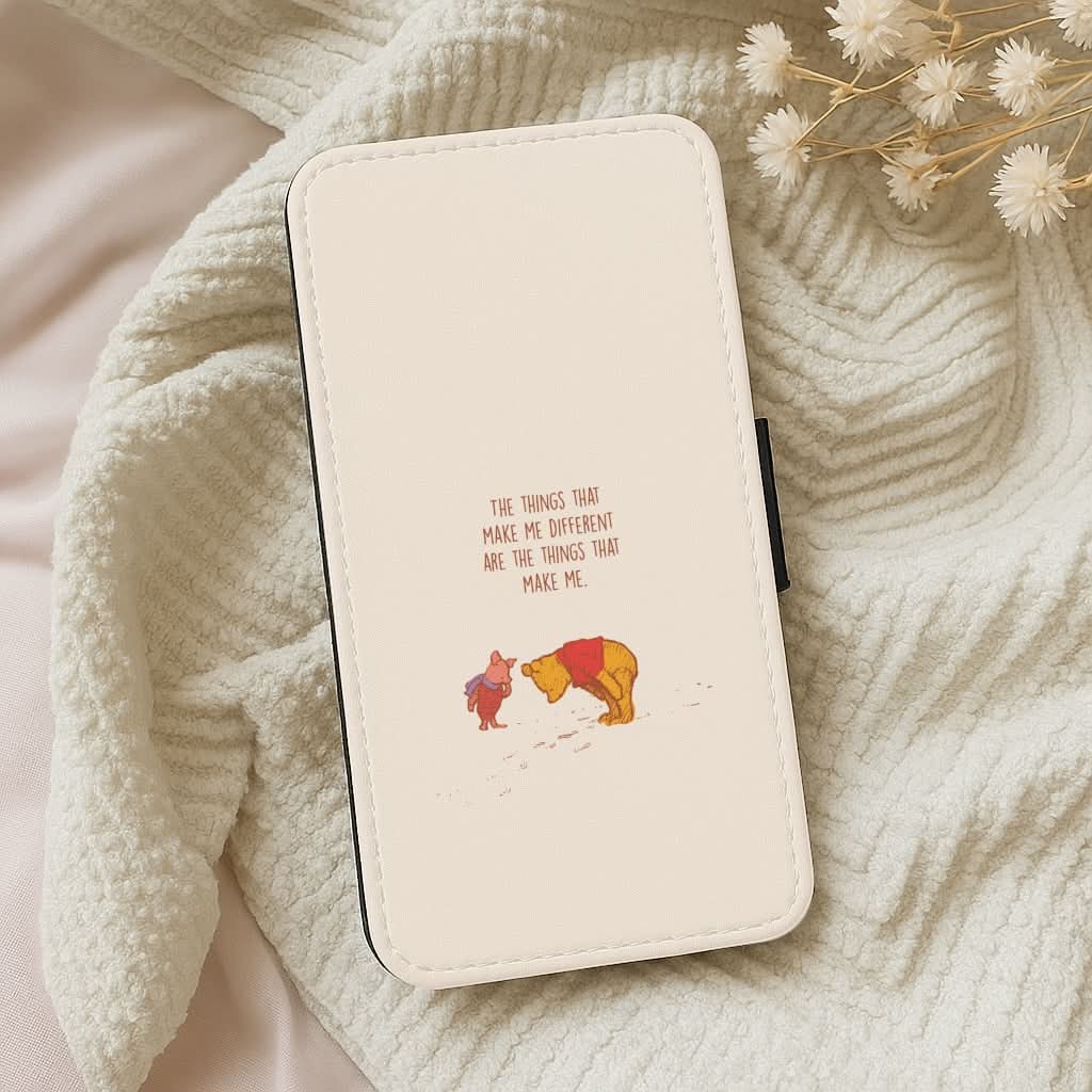 The Things That Make Me Different  Leather Phone Case