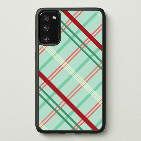 Pastel Tartan Christmas Pattern Galaxy S20FE Case