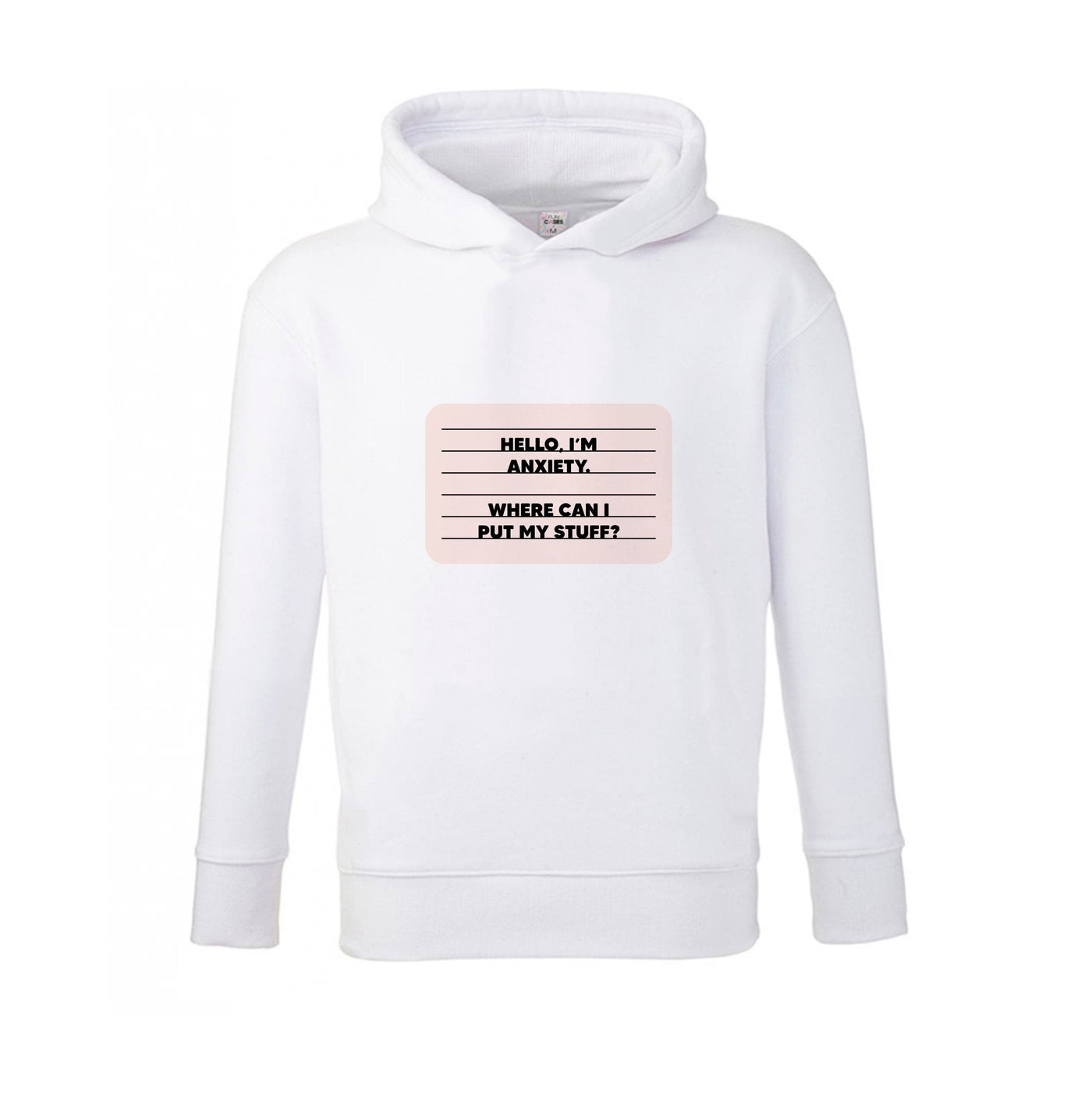 Hello I'm Anxiety - Inside Out Kids Hoodie