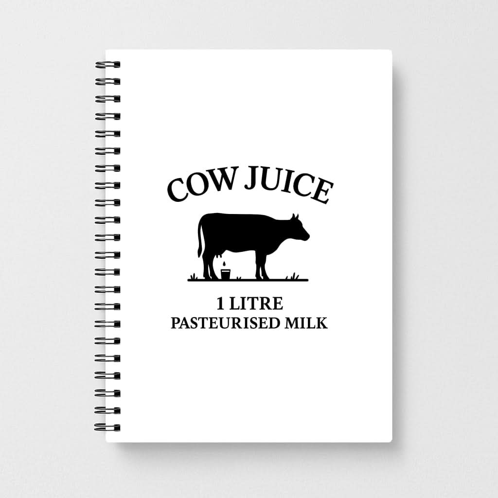 Cow Juice Notebook