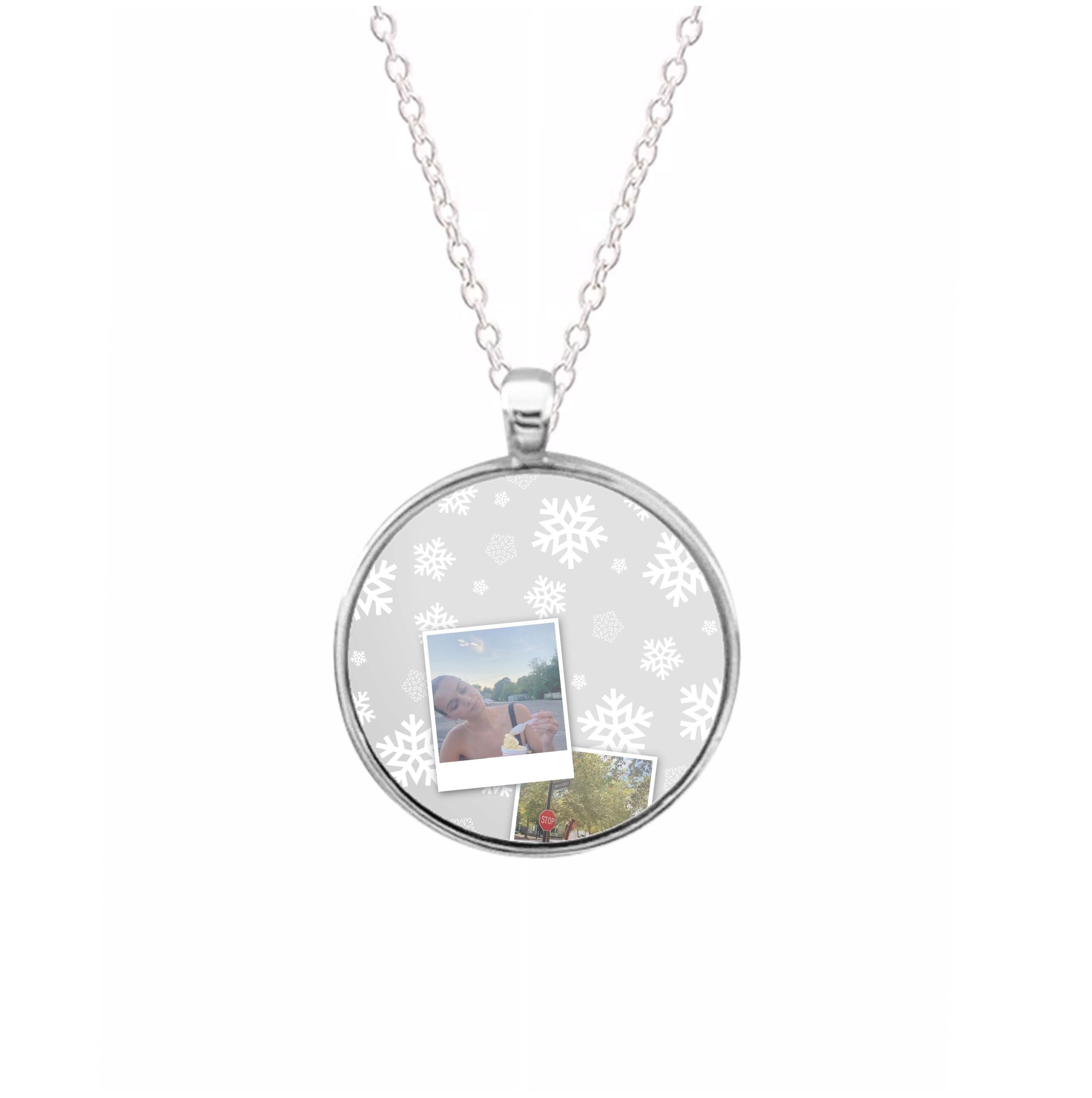 Polaroid Christmas Necklace